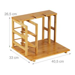 Käseplatte aus Bambus Braun - Bambus - 41 x 27 x 33 cm