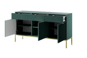 Commode LABRADOR AVON KSZ154 Vert émeraude - Doré