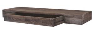 Wandregal Oise Braun - Holz teilmassiv - 80 x 8 x 25 cm