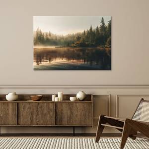 KUNSTDRUCK Morning Fog Lake 100 x 70 cm