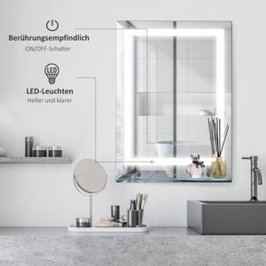 LED Badspiegel 834-138 Silber - Glas - 3 x 70 x 50 cm