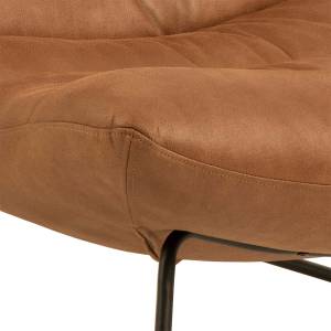 Fauteuil Milford Marron - Textile - 83 x 97 x 93 cm