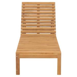 Chaise longue (lot de 2) 3073206 Marron - Bois massif - Bois/Imitation - 60 x 30 x 200 cm