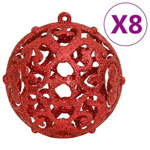 Boules de noël (111 pièces) 3030307 Rouge