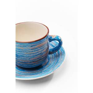 Tasse à café Swirl Bleu - Pierre - 15 x 7 x 15 cm