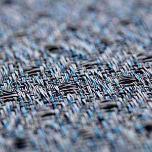 Vinyl-Badteppich Como Blau - Kunststoff - 60 x 1 x 400 cm