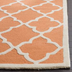 Teppich Noelle handgetuftet Beige - Orange - Pink - 150 x 245 cm