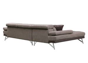 Sofa H92 Braun - Schlaffunktion davorstehend links