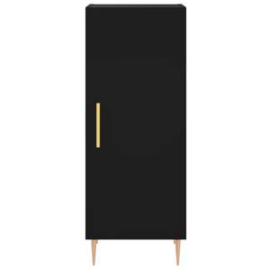 Highboard DE4089 Schwarz - Holzwerkstoff - 34 x 180 x 35 cm