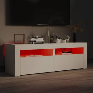 TV-Schrank mit LED-Leuchten D219 Weiß