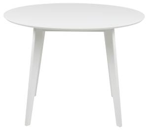 Table à manger Roxby Blanc - En partie en bois massif - 105 x 76 x 105 cm