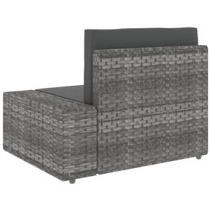 Gartensofa Grau - Metall - Textil - 66 x 52 x 59 cm