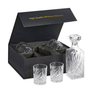 5-teiliges Whisky Set Glas - 9 x 26 x 9 cm