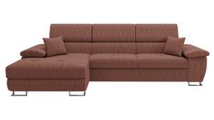 Ecksofa Cotere Mini Cord Rosé - Ecke davorstehend links