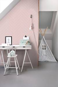 papier peint chevron 7328 Rose foncé