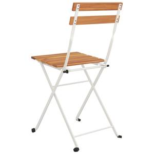 Bistrostuhl 3006379-2 (4er Set) Weiß - Massivholz - Holzart/Dekor - 39 x 79 x 45 cm