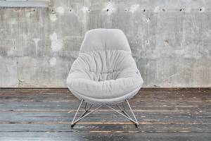 Fauteuil relax AVON Tissu Gris