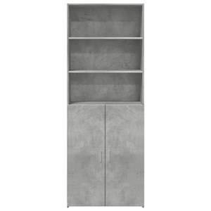 Highboard DE8839 Grau - Holzwerkstoff - 43 x 185 x 70 cm