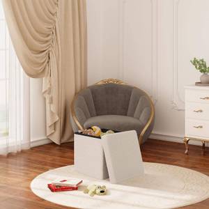 Sitzhocker Eugenia(2er Set) Beige