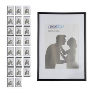 Cadre photo A4 lot de 24 noir Noir