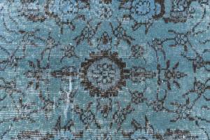 Teppich Ultra Vintage DCCCLXVI Blau - Textil - 142 x 1 x 287 cm