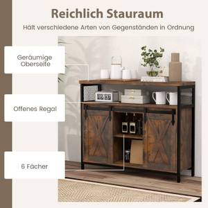 Kaffeebarschrank VH33504ORDE Braun - Holzwerkstoff - 33 x 80 x 100 cm