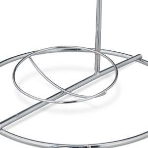 2 x Obsthalter Spirale Metall Silber - Metall - 21 x 48 x 21 cm