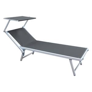 Transat RE6809 Gris - Métal - 61 x 38 x 186 cm