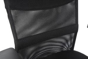 Bologna Bürostuhl schwarz Noir - Métal - Textile - 61 x 91 x 57 cm