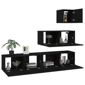 TV-Schrank 4er Set D182 Schwarz