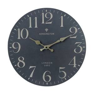 Horloge murale Saguaro Noir - Bois manufacturé - 4 x 34 x 34 cm