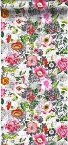 XXL-Vliestapete funky Blumen 7105 Pink - 50 x 900 x 900 cm