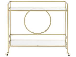 Servierwagen KERRY Gold - Metall - 35 x 81 x 90 cm