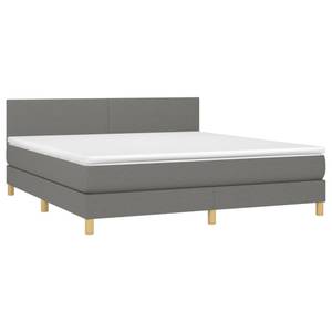 Boxspringbett 3017288-4 Dunkelgrau - Breite: 160 cm