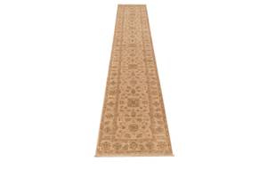 Tapis de couloir Ziegler VI Beige - Textile - 61 x 1 x 368 cm