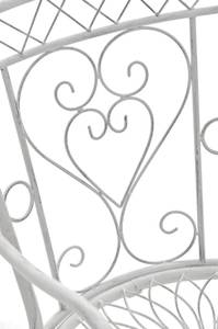 Chaises de jardin Sheela Lot de 2 Blanc