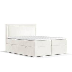 Premium Boxspringbett Jodan Magic Velvet Creme - Breite: 202 cm