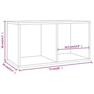 LP-Aufbewahrungsbox 298503 Eiche Grau Dekor