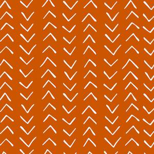 Bohem-Vorhang - 2er Set Orange - Höhe: 245 cm