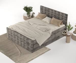 Boxspringbett Blend Braun - Breite: 120 cm