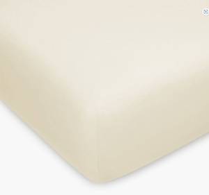 Fixleintuch Jersey Beige - Naturfaser - 140 x 1 x 200 cm