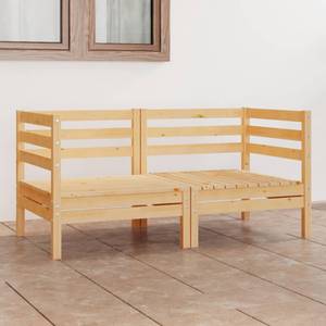 Gartensofa Braun - Massivholz - Holzart/Dekor - 64 x 63 x 64 cm