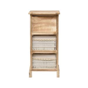 Nachttisch RE6105 Braun - Massivholz - 27 x 63 x 30 cm