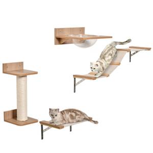 Katzenkletterwand D30-461 Braun - Holzwerkstoff - 26 x 18 x 100 cm