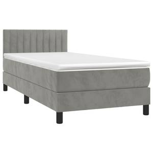 Boxspringbett 3017268-13 Hellgrau - 80 x 203 cm