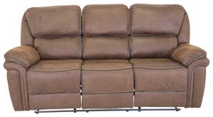 Sofa Saranda Eiche Schwarzbraun Dekor - 207 x 96 x 99 cm