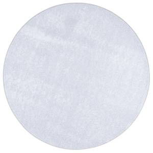 Luxus Soft Velours Teppich Shine Rund Silber - Silber / Grau - Silbergrau - 133 x 133 cm