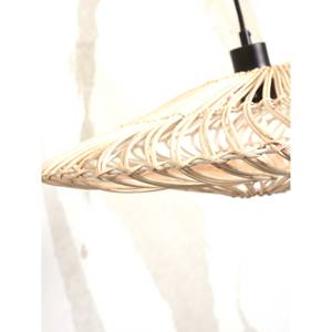 Bogenlampe ZANZIBAR Marron clair - Blanc - Diamètre : 40 cm