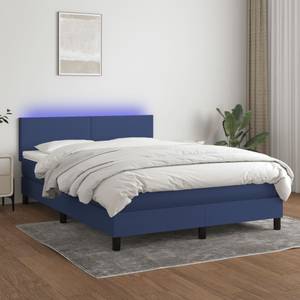 Boxspringbett 3017265-3 Blau - 144 x 193 cm