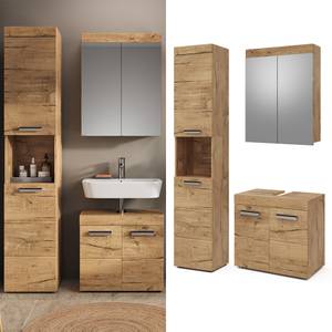 Badmöbel Set Luna 36776 Braun - Holzwerkstoff - 60 x 56 x 34 cm